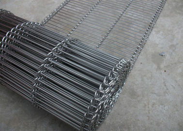 Industrial Rod Network Wire Mesh SS Conveyor Belt With Z Side For Light Transfers