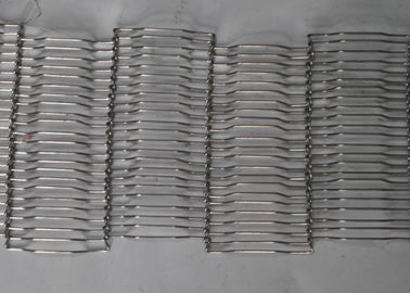 Rod Network Chain Link Conveyor Belt For Croquette 304 Stainless Steel Material