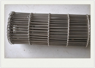 Metal Ladder Flat Flex Wire Belt , Wire Mesh Conveyor Belt For Food Industry