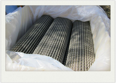 Flat Wire Mesh Conveyor Belt Dengan Kawat Stainless Steel Untuk Mesin Berat