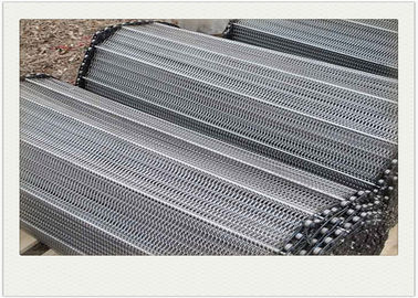 Balanced Weave Stainless Steel Wire Mesh Conveyor Belt Untuk Transportasi Makanan