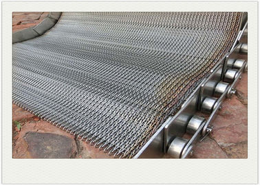 Balanced Weave Stainless Steel Wire Mesh Conveyor Belt For Food Transport