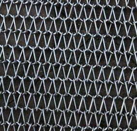 Iron / Carbon Steel Spiral Conveyor Belt , Balance Weave Conveyro Belt Food Grade