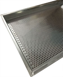 316  Stainless Steel Mesh Tray Oven Metal Perforatted Baking 2.0mm Thickness