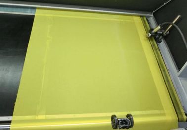 Yellow Screen Printing Polyester Fabric For Textile / Glass / PCB / Ceramic Printing