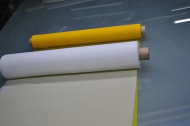 China FDA Certificate  Polyester Screen Printing Mesh With White And Yellow supplier