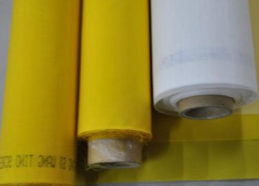 Monofilament Polyester Screen Printing Mesh Roll , Polyester Printing Mesh Fabric