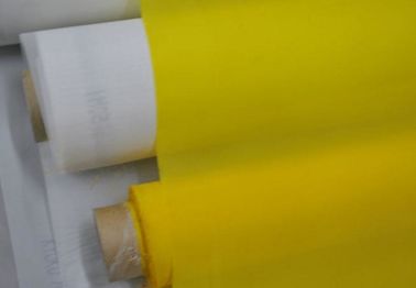 Monofilament Polyester Screen Printing Mesh Roll , Polyester Printing Mesh Fabric