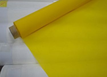 China High Strengthscreen Printing Mesh 165T FDA Certification , Yellow Color supplier