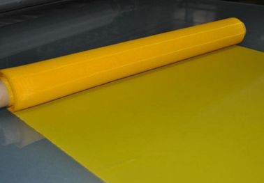 Monofilament Polyester Screens / Screen Printing Mesh Roll 65 Inch High Tension Threshold