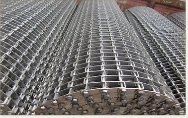 China Flat Wire Mesh Conveyor Belt With Staininless Steel Used In Heavy Machinery supplier