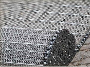 China Food Industry Wire Mesh Conveyor Belt With Smooth Traffic / Chain Link Conveyor Belt supplier