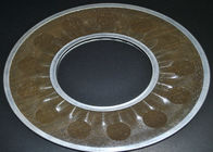 Brass Wire Mesh Filter Disc Supporting For Filtering , Corrosion Resistant