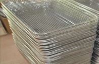 SS 304 Industrial Wire Mesh Baskets Smooth Surface No Rust Corrosion Resistance