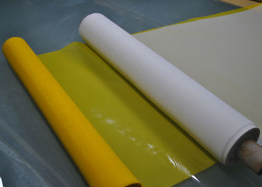 Yellow 50&quot; 72T - 55 Polyester Screen Printing Mesh For Textile Good Antistatic supplier