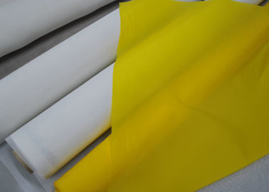 100% Monofilament White 120T - 34 Polyester Screen Printing Mesh For Glass Printing supplier