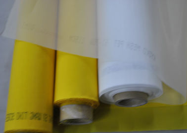 102&quot; Width White Polyester Printing Mesh With 100% Monofilament , High Tension supplier