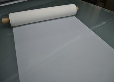 High Precision Polyester Silk  Screen Printing Mesh White For Glass Printing supplier