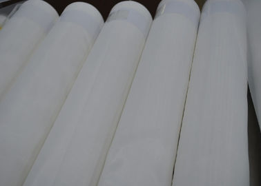 100% Polyester 72T Màn Sợi Trắng Silk Screen In Lưới Cho Dệt May, Chống Nhiệt nhà cung cấp