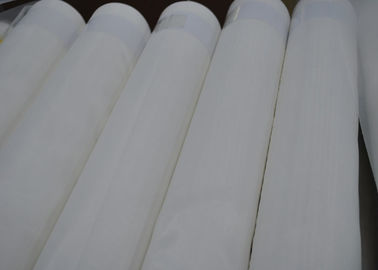 100% Polyester 72T White Silk Screen Printing Mesh For Textile , Heat Resistance supplier