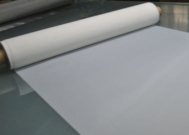 45 Inch Polyester Silk Screen Printing Mesh , 250 Mesh Screen Acid Resistance supplier