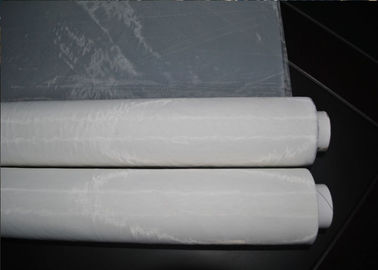 White / Yellow Polyester Filter Mesh Plain Weave For Food Industry , Size Customized supplier