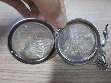 Lightweight stainless steel air filter Tea Ball With Corrosion Resistant , Halogen Material supplier