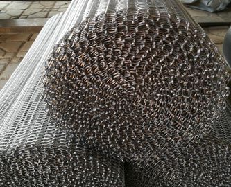 Iron Balance Weave Spiral Wire Mesh Conveyro Belt For Oven , Food Drying , Cooking , Freezing supplier