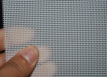 White 2 Shed Plain Weave Mesh Material Fabric For Conveyor , OEM ODM Service supplier