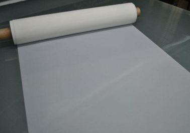 Tela de malla blanca de la impresión de la pantalla del poliéster de la alta tensión para la impresión de la camiseta proveedor