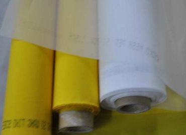 100% Polyester 72T Màn Sợi Trắng Silk Screen In Lưới Cho Dệt May, Chống Nhiệt nhà cung cấp