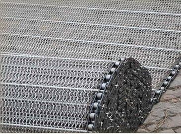 Food Industry Wire Mesh Conveyor Belt With Smooth Traffic / Chain Link Conveyor Belt supplier