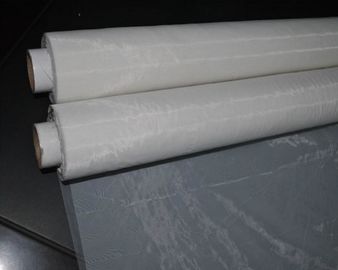 100 micron White Polyester Printing Mesh For Ceramic Printing supplier