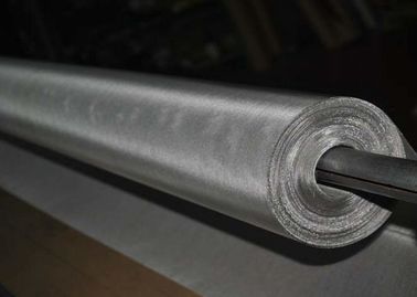 Micron Woven Stainless Steel Wire Mesh Screen Dengan Plain / Twill Weave pemasok