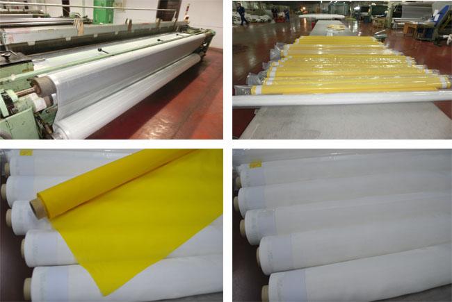 Monofilament Polyester Printing Mesh For Textile / PCB , 1.15-3.6m Width